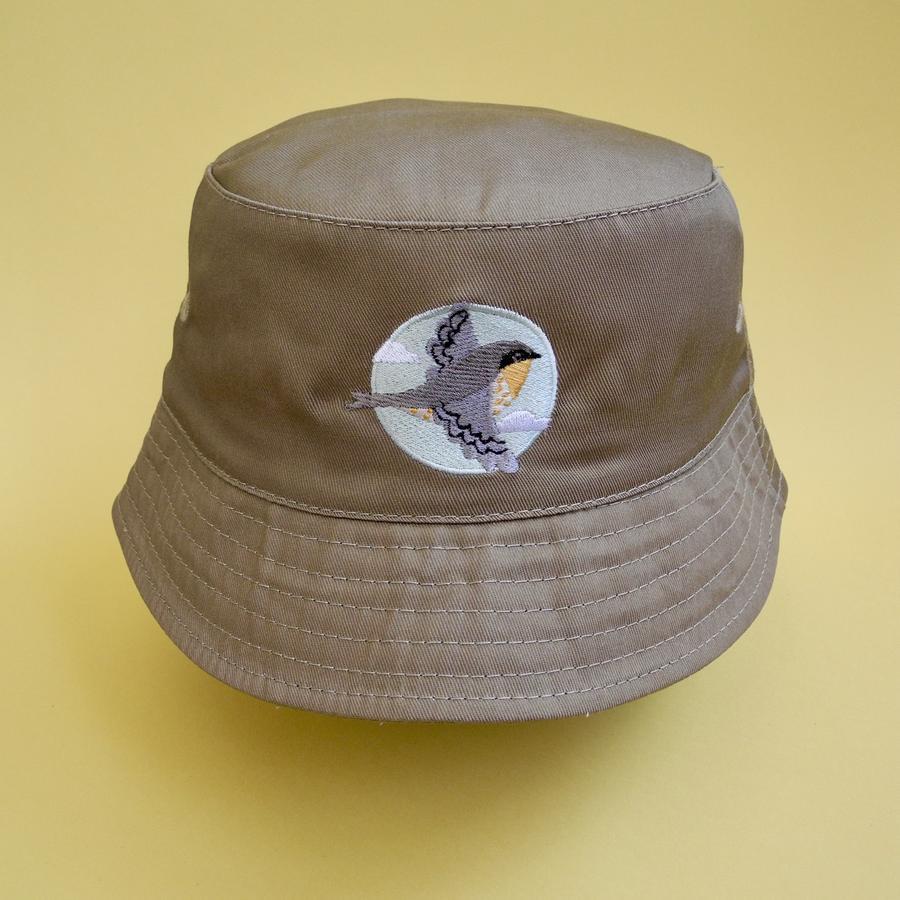 FEAT. Cape Robin Cotton Bucket Hat apparel | clothing FEAT Sock Co.
