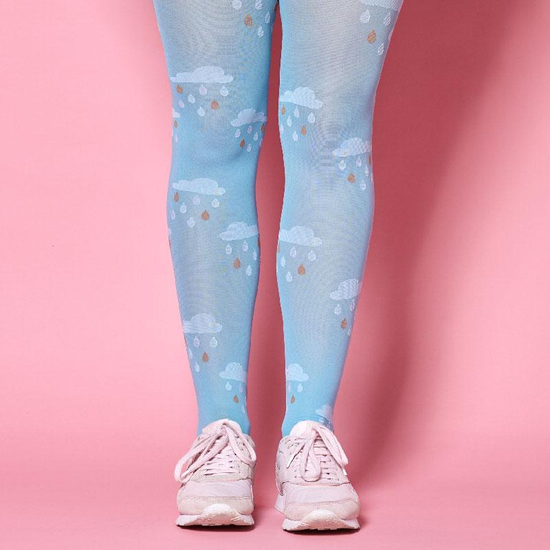 FEAT Ladies' Opaque Tights Raincloud Socks & Tights FEAT Sock Co. 
