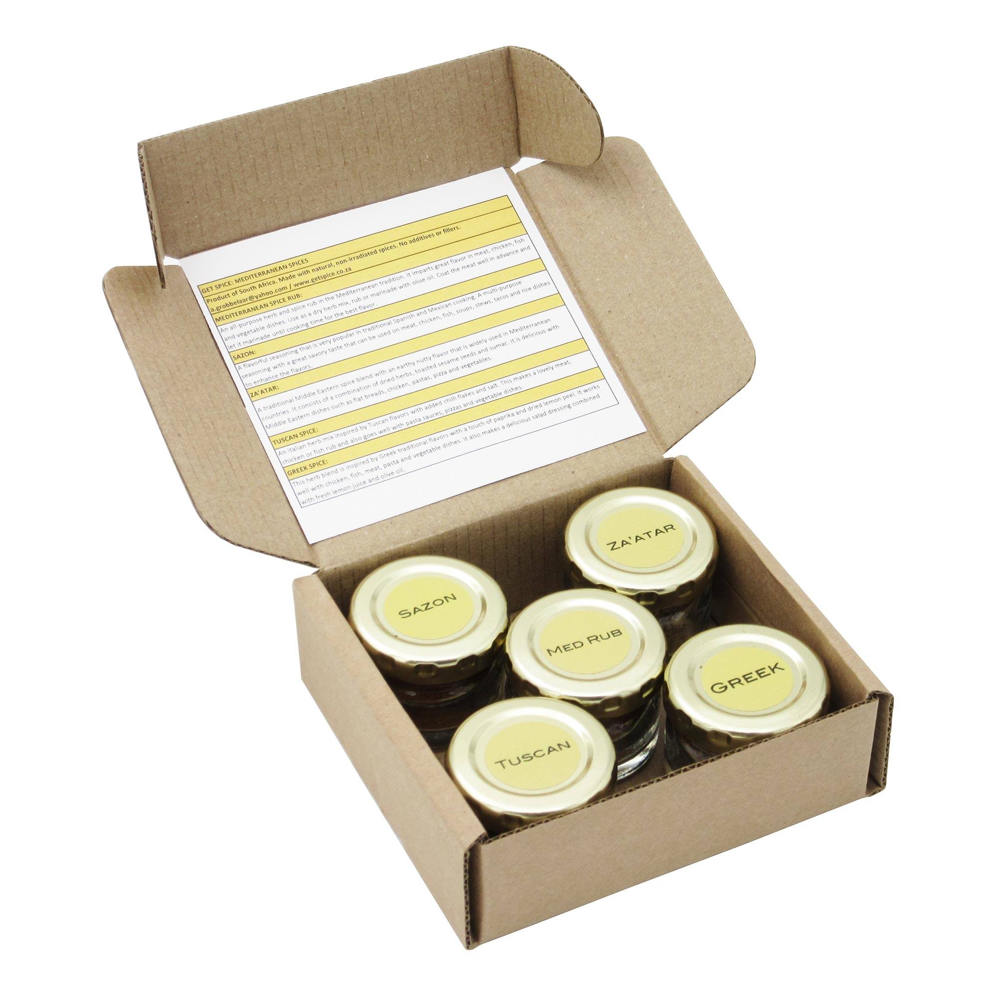 Get Spice Mediterranean Variety Pack 50g food Get Spice