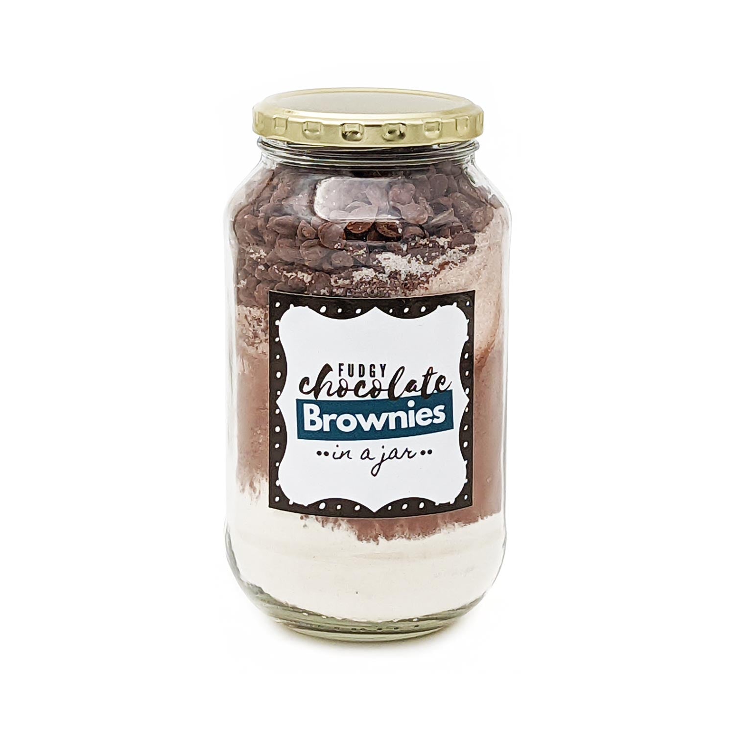 Gifts in a Jar Fudgy Chocolate Brownies Chocolate Gifts in a Jar
