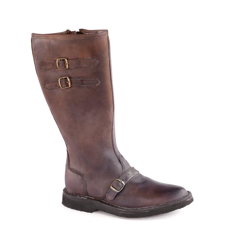 Groundcover Alpine Ladies Leather Wool Boot - Brown | Made by Artisans