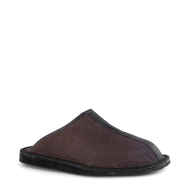 Groundcover Brown Slip-On Wool Slipper Slippers Groundcover 
