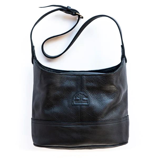 Groundcover Leather Bucket Bag Bags & Handbags Groundcover black 
