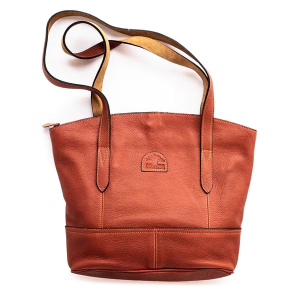 Groundcover Leather Shopping Bag Bags & Handbags Groundcover tan 