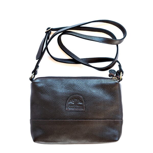 Groundcover Leather Sling Bag Bags & Handbags Groundcover black 