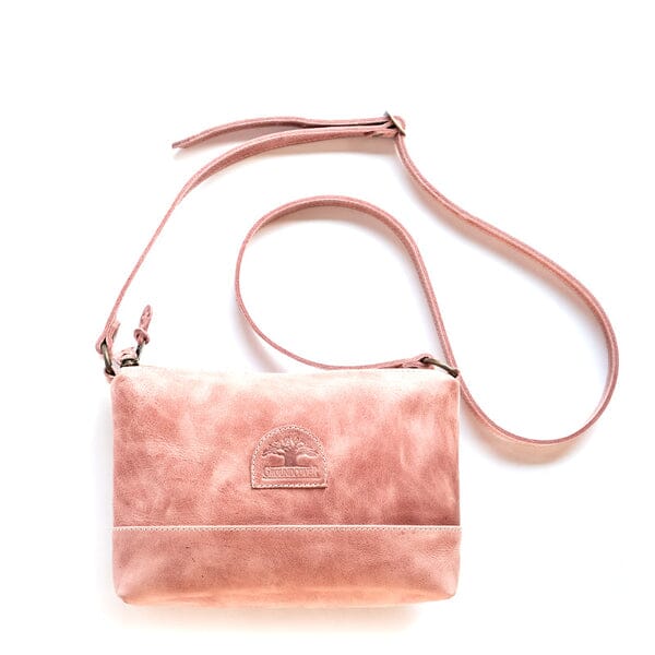 Groundcover Leather Sling Bag Bags & Handbags Groundcover pink 