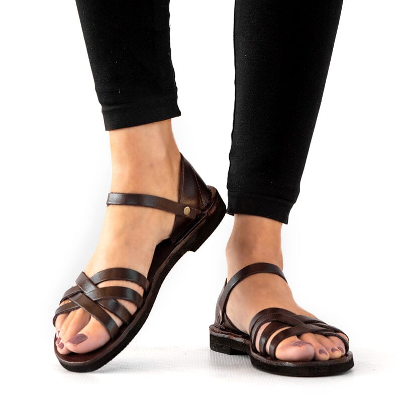 leather thong sandals Brown Andreoli, South Africa