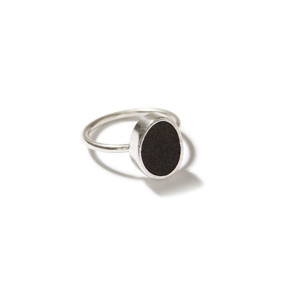 Katmeleon African Blackwood Sterling Silver Ring clothing & accessories Katmeleon Jewellery extra small (G-I1/2) sterling silver