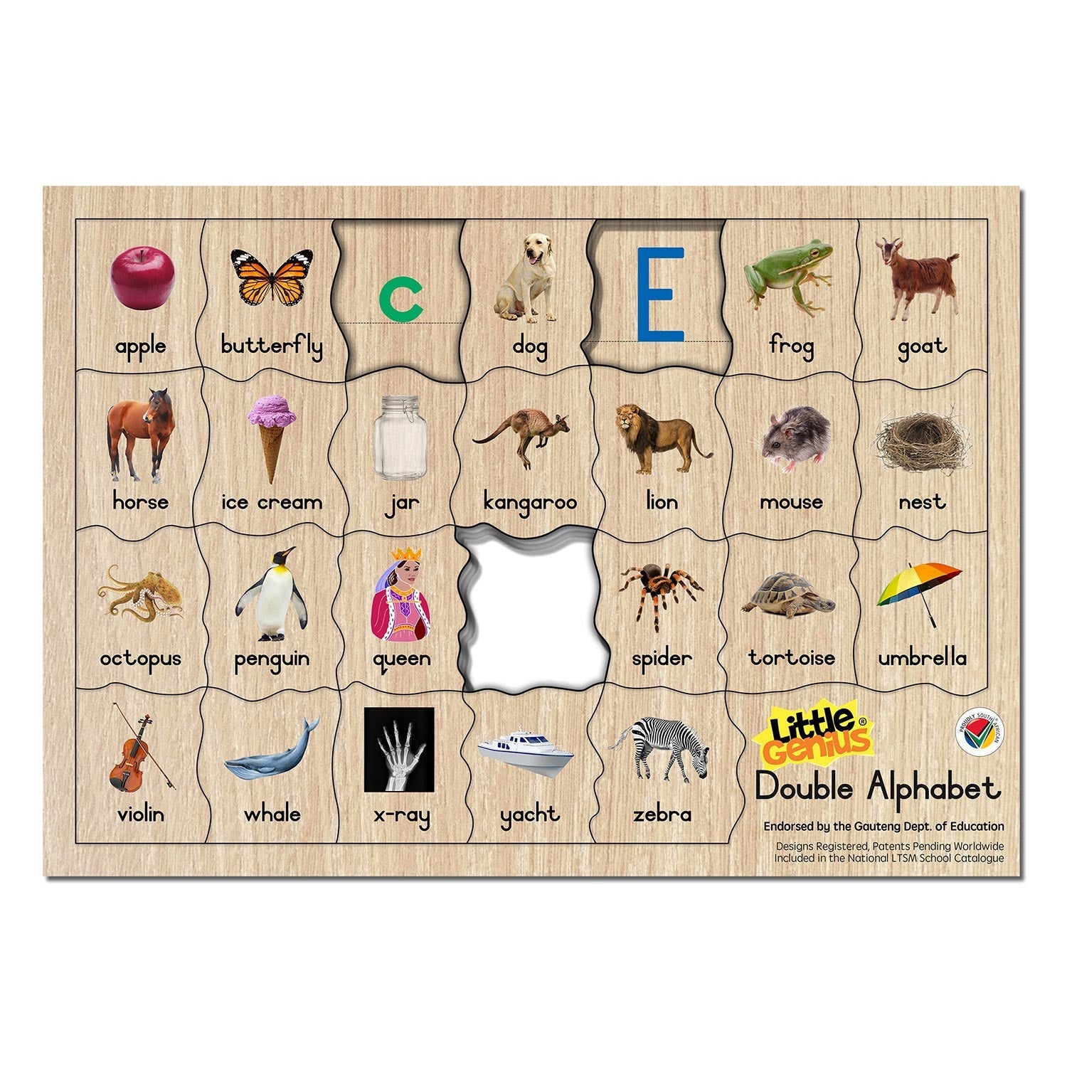 Little Genius Alphabet Puzzle Toys Little Genius