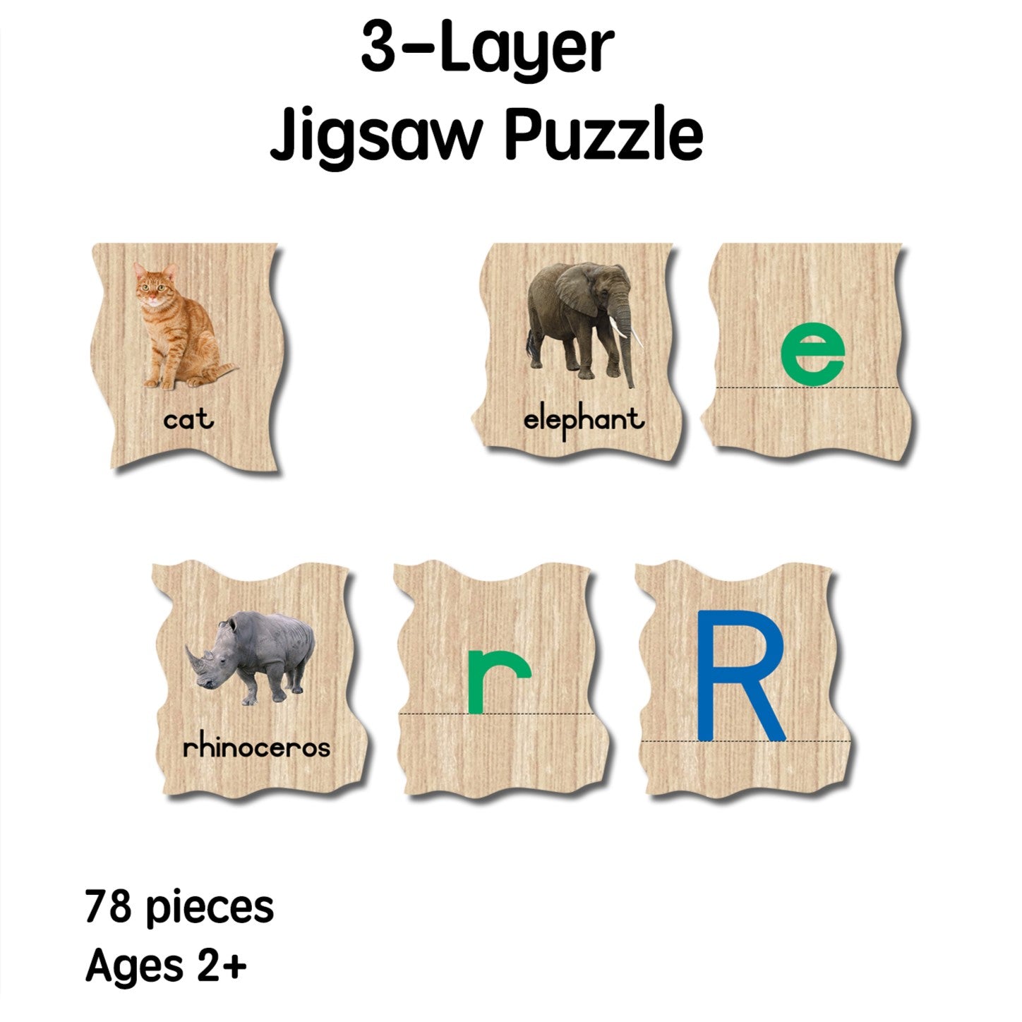 Little Genius Alphabet Puzzle Toys Little Genius