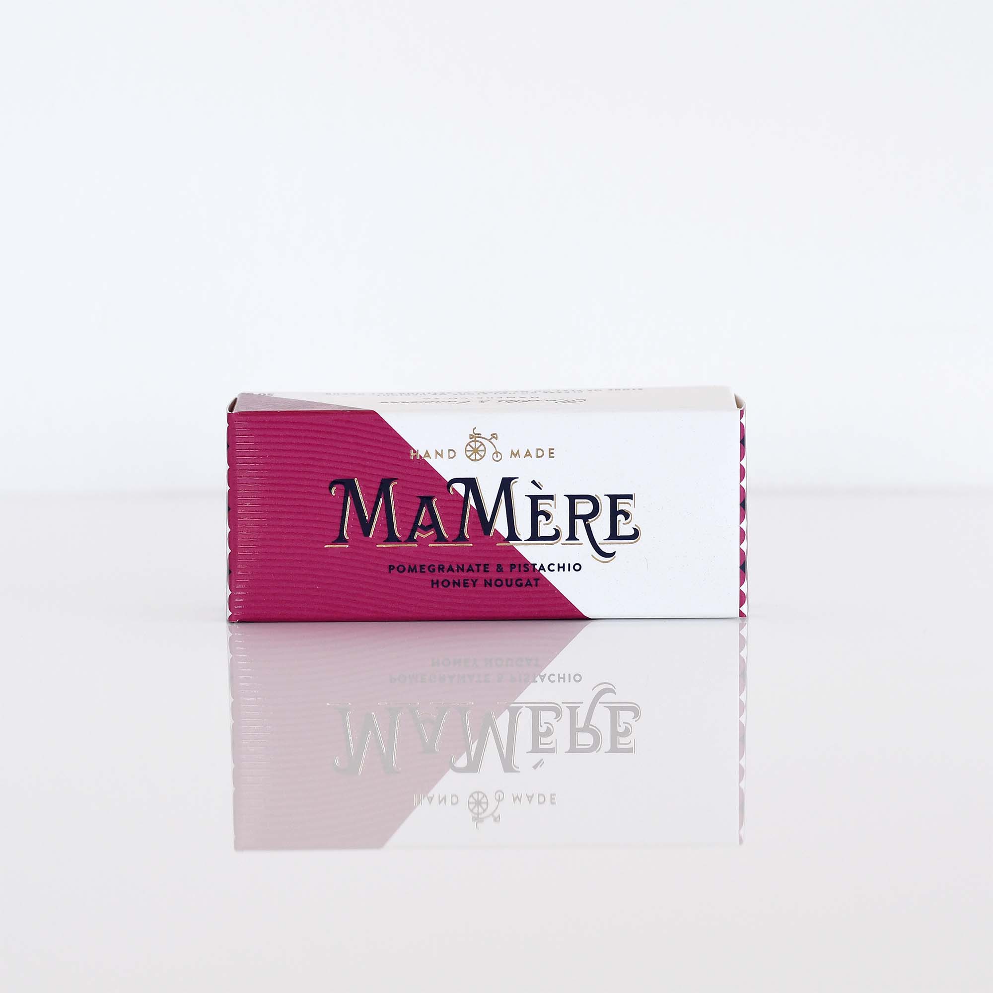 Ma Mère Luxury Pomegranate & Pistachio Nougat Bar Sweets Ma Mère Confections