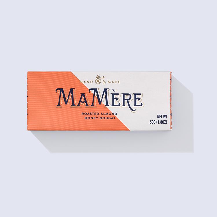 Ma Mère Roasted Almond Nougat Bars food | confectionery & baked goods Ma Mère Confections 50g