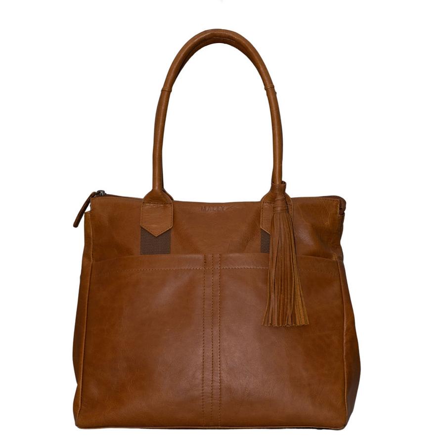 Mally Babaloo Leather Baby Bag baby & kids Mally Leather Bags toffee