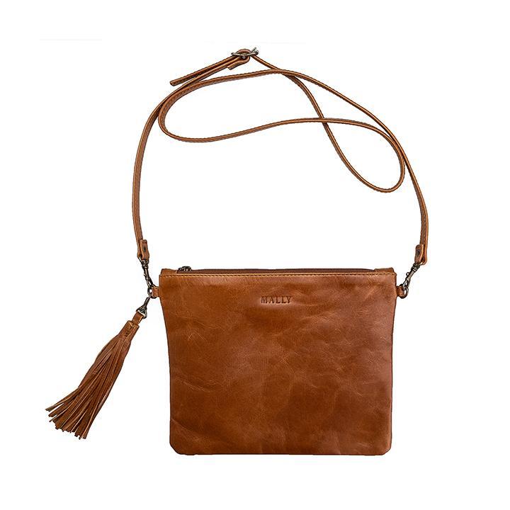 Mally Poppy Leather Sling Bag clothing & accessories Mally Leather Bags