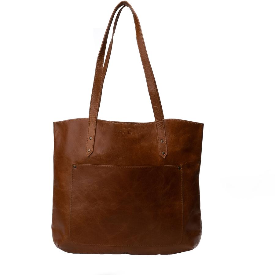 Mally Zara Tote Leather Handbag | Made by Artisans