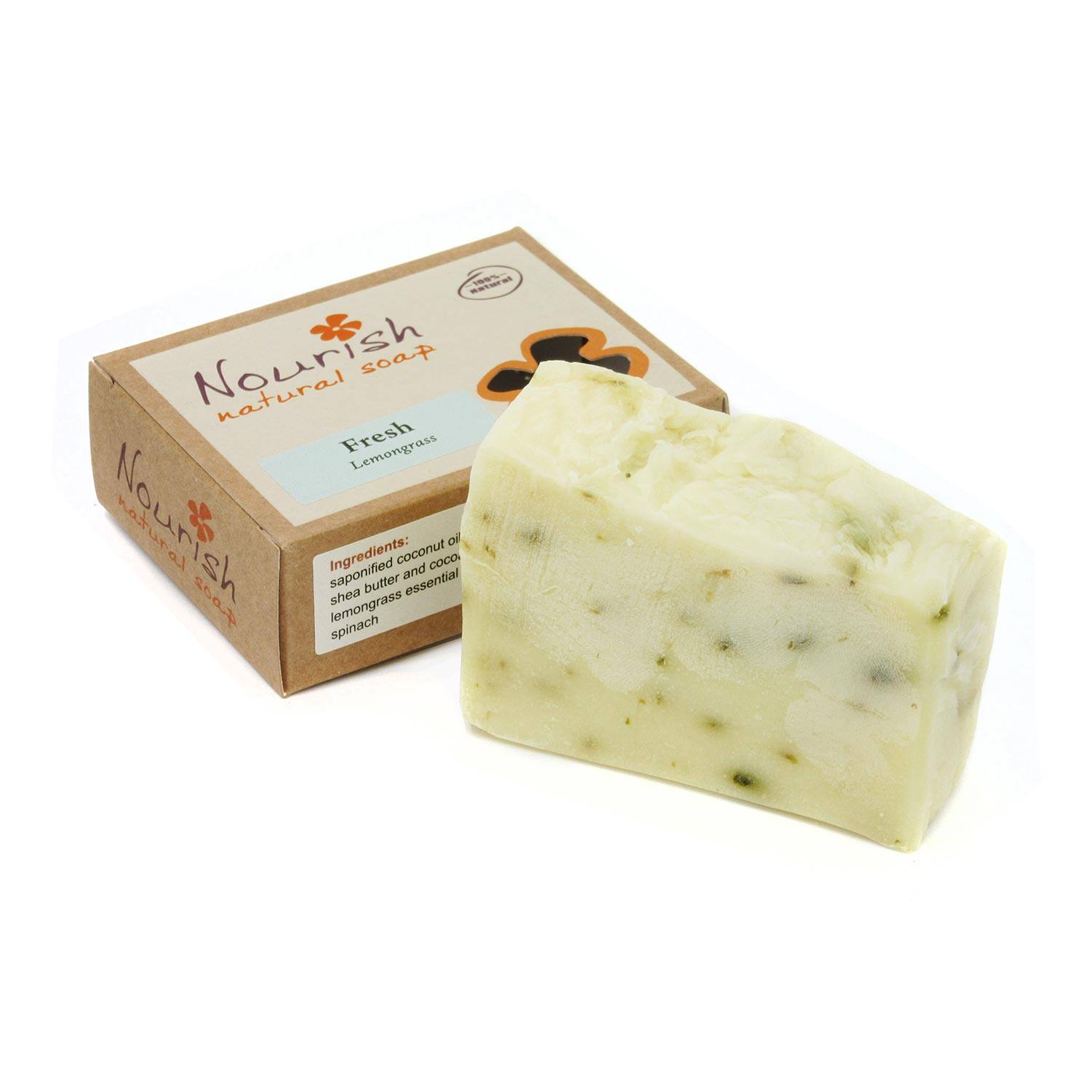 Nourish Fresh Lemongrass Body Soap Bar health & body Nourish