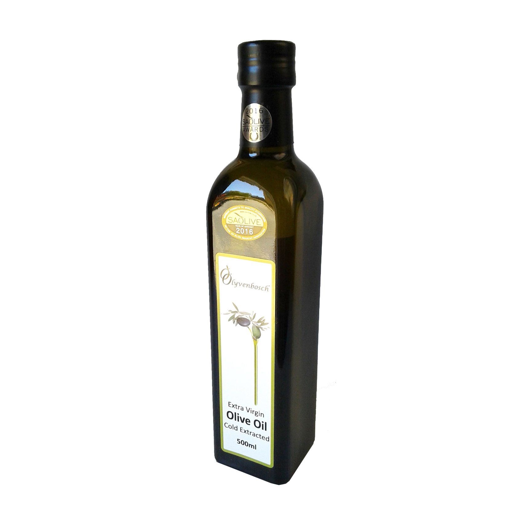 Olyvenbosch Extra Virgin Olive Oil 500ml Glass Bottle food Olyvenbosch Olive Farm