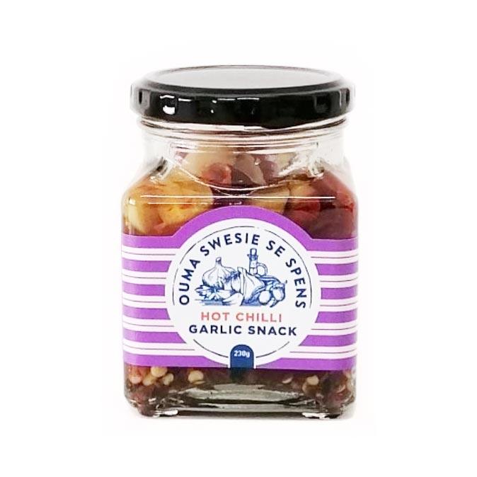 Ouma Swesie Garlic Hot Chilli Snack 225g food Ouma Swesie se Spens