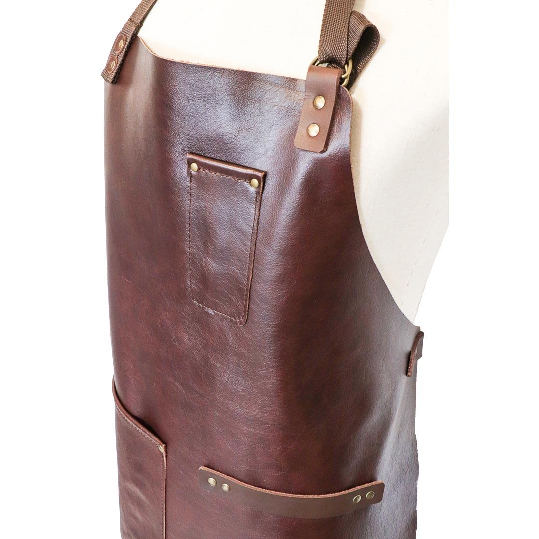 PdJ Leather Aprons clothing & accessories Pieter de Jager Brown No Branding