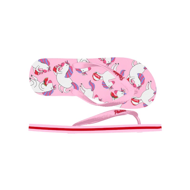 Plakkie Unicorn Pink Kids Flip Flops Kids Shoes & Boots Plakkie 