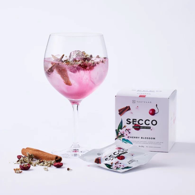 Secco Cherry Blossom Drink Infusion Garnishes & Infusions Tastelab 