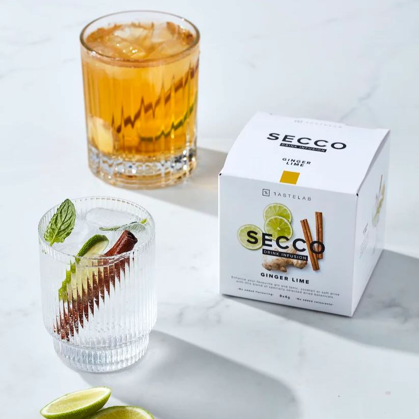 Secco Ginger Lime Drink Infusion Garnishes & Infusions Tastelab 