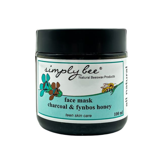 Simply Bee Teens Charcoal & Honey Face Mask 100ml health & body Simply Bee
