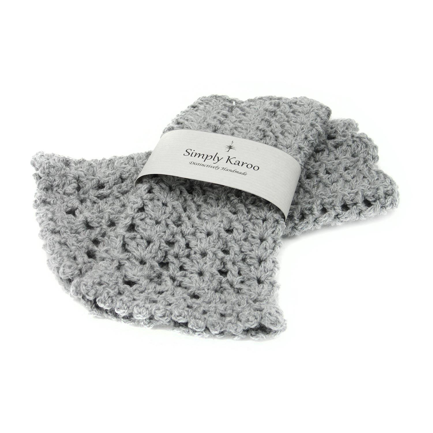 Simply Karoo Woollen Fingerless Gloves apparel | clothing Simply Karoo grey