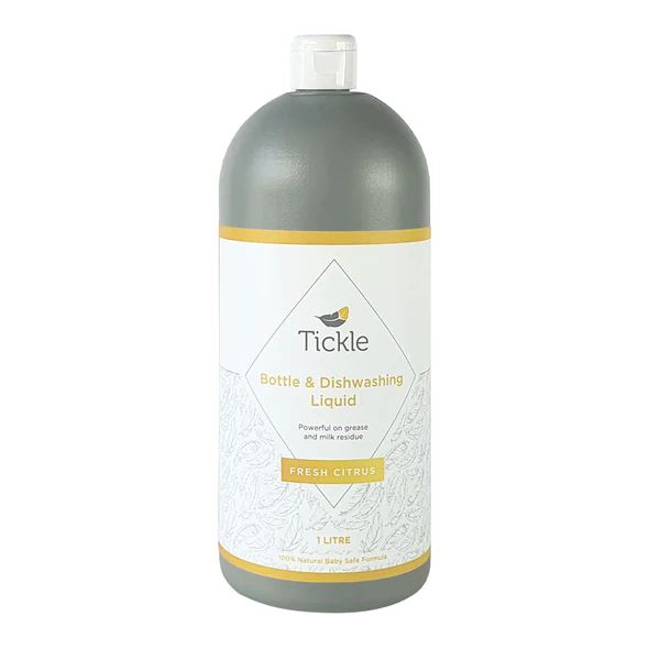 Tickle Lab Baby Bottle & Dish Washing Liquid Kitchen & Bathroom Better Earth 1 litre Fresh Citrus 